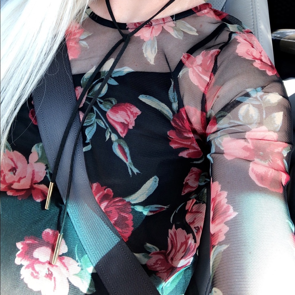 Hollister sheer Top